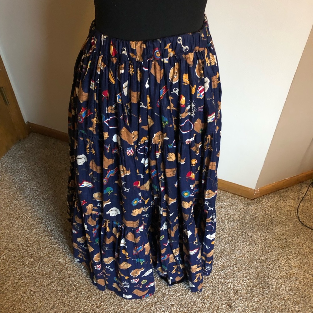 NWOT Liza Lynn Limited western maxi skirt.